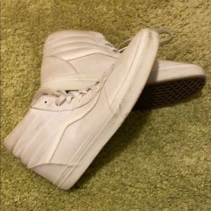 White High Top Vans